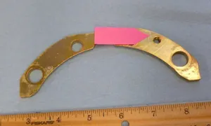 Special - P/N 74327 PLATE, CYLINDER HOLD DOWN (Drilled for Injector Mounting)